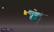 M249 witherer skin in PUBG Mobile (Image credits: Kotak Masuk | YT)